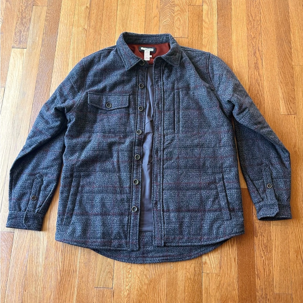 Carbon2cobalt Men's Grey Reserve Donegal Shirt-Jac